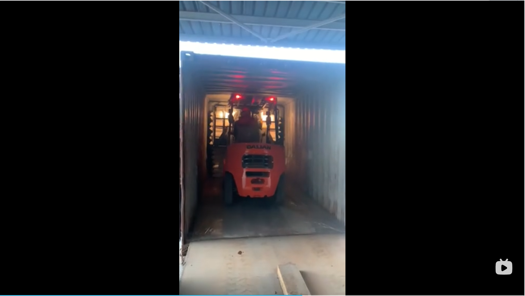 龙辉钢制托盘装车5